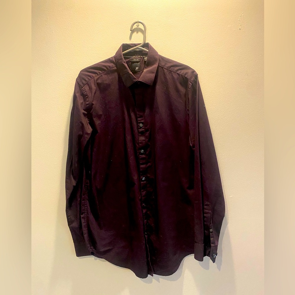 Men’s purple dress shirt